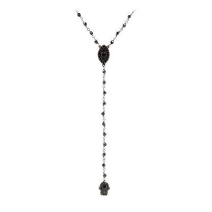 Costume Hematite Chain Necklace