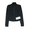 Black Solid Active Jacket
