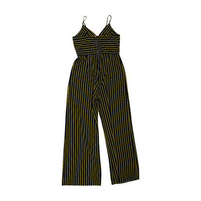 Navy Striped Jumpsuit