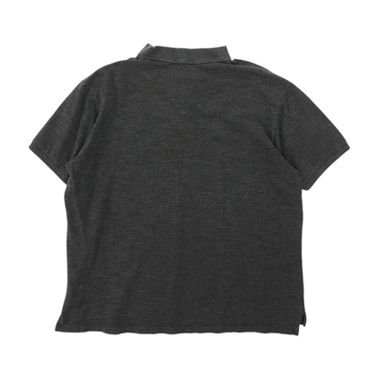 Charcoal Big & Tall Solid Short Sleeve Polo