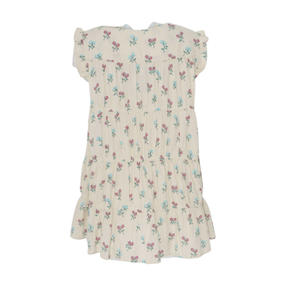 Beige Check Mini Dress