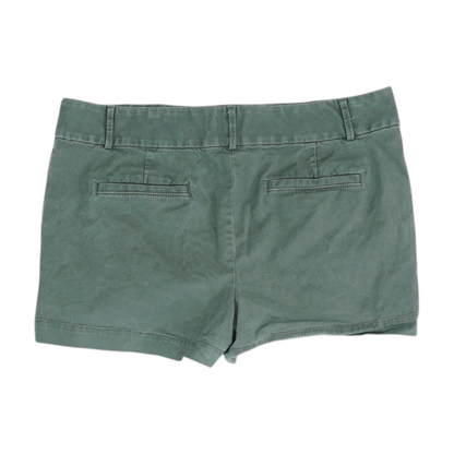Gray Solid Chino Shorts