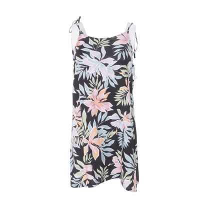 Black Floral Mini Dress