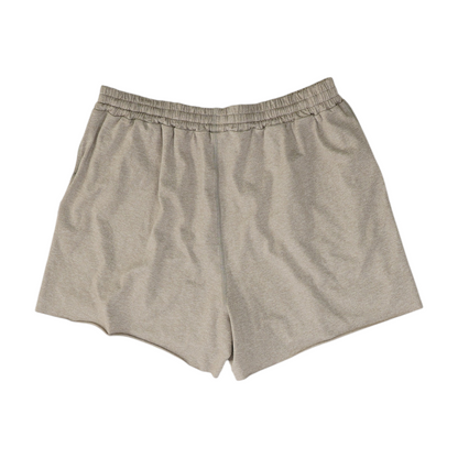 Beige Solid Active Shorts