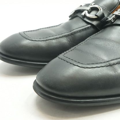 Black Moccasin with Gancini Ornament