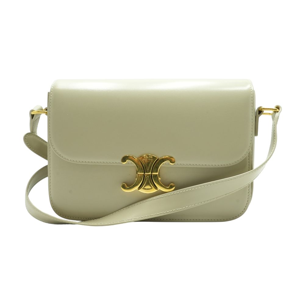 Classique Triomphe Light Stone Shoulder Bag – Unclaimed Baggage