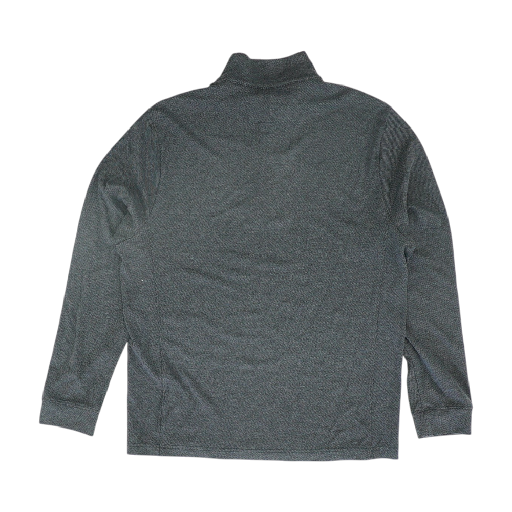Charcoal Striped 1/4 Zip Pullover
