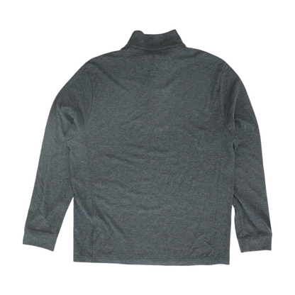 Charcoal Striped 1/4 Zip Pullover
