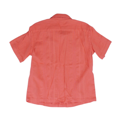 Pink Short Sleeve Button Down