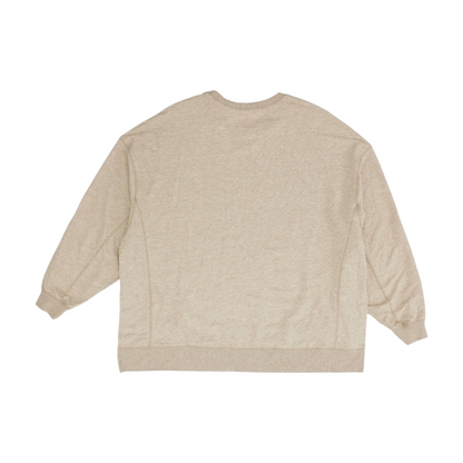 Brown Solid Sweatshirt Pullover