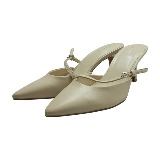 Cream Pump Heels
