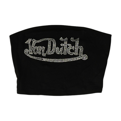 Black Cropped Blouse