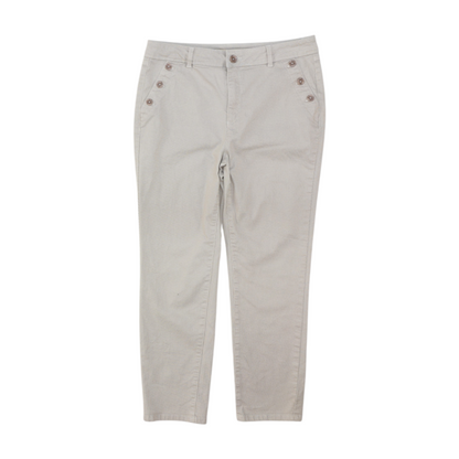 Gray Striped Pants