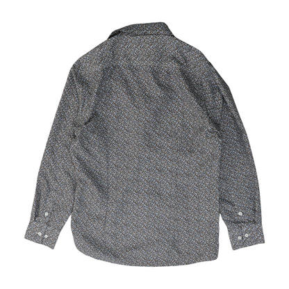 Multi Polka Dot Long Sleeve Button Down