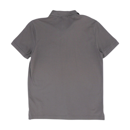 Brown Solid Short Sleeve Polo
