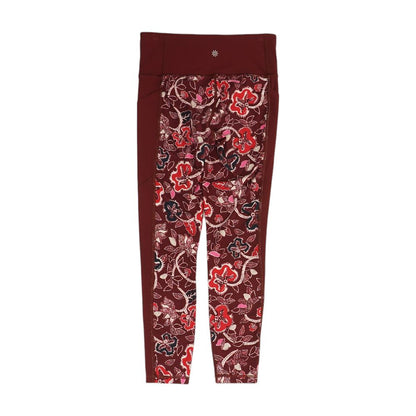 Maroon Active Leggings
