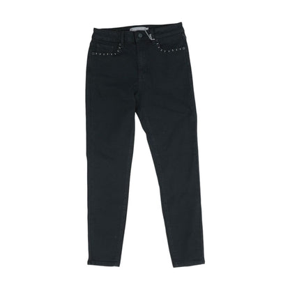 Black High Rise Skinny Leg Jeans