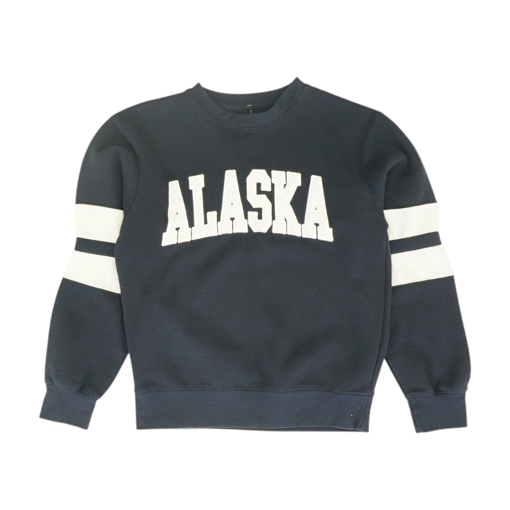 Navy Solid Sweatshirt Pullover