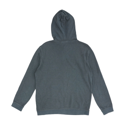 Gray Solid Hoodie Pullover