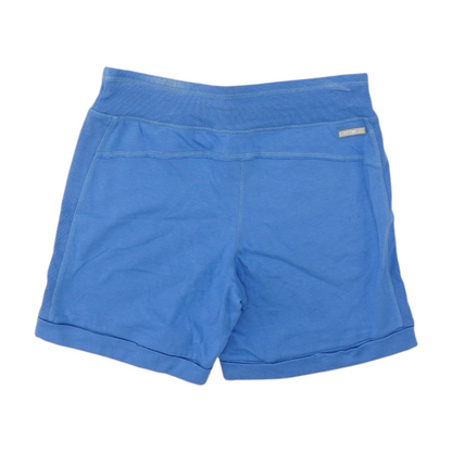 Blue Solid Active Shorts