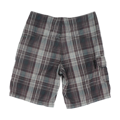 Gray Plaid Swim Bottom