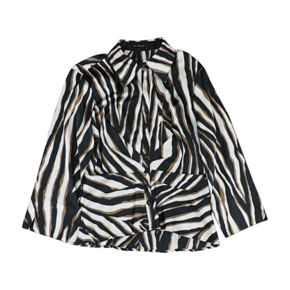 Multi Animal Long Sleeve Blouse