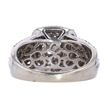 5/8 ctw 10K Sterling Silver Diamond Fashion Ring