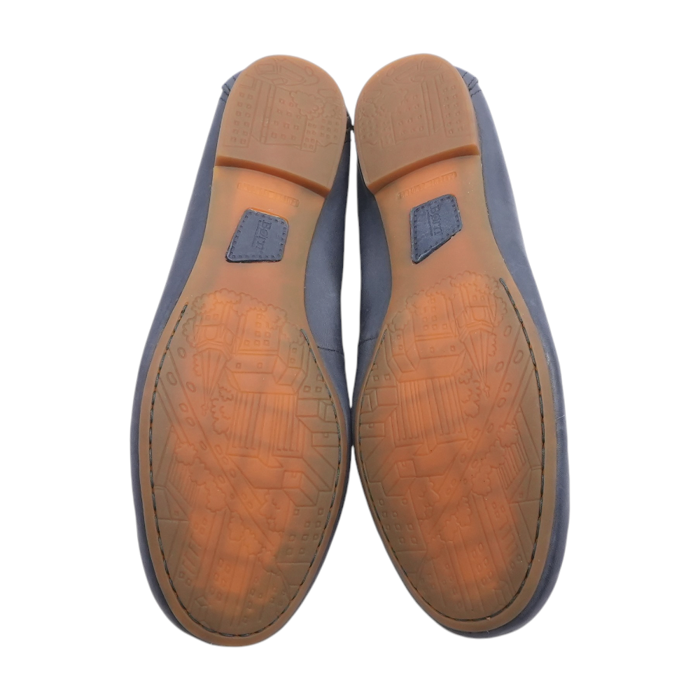 Navy Slip-On Flats