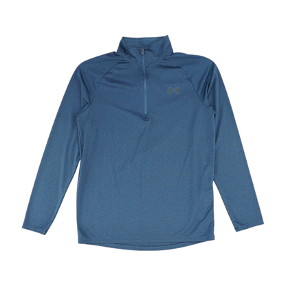 Navy Solid 1/4 Zip Pullover