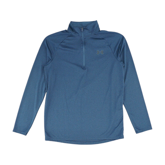 Navy Solid 1/4 Zip Pullover