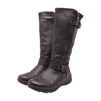 Black Knee-High Boots