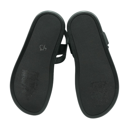 Black Flat Sandals