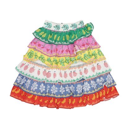 Multi Print Skirt