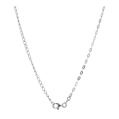 Sterling Silver Diamond Pendant Necklace