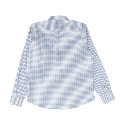 Blue Check Long Sleeve Button Down