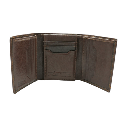 Brown Trifold Wallet