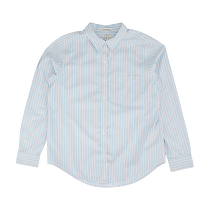 Blue Striped Button Down