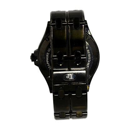 Men's Black Automatic Stainless Steel Watch