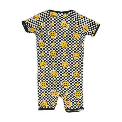 Black Check One-Piece