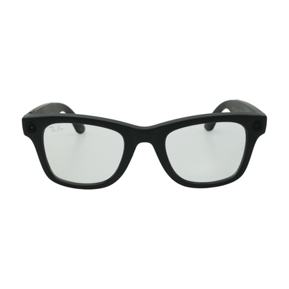 Black Wayfarer Smart Glasses