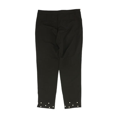 Black Solid Pants