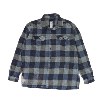 Blue Check Flannel Button Down