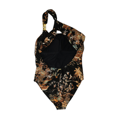 Black Floral One-Piece