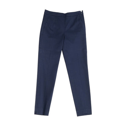 Navy Solid Dress Pants