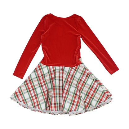 Red Plaid Dress