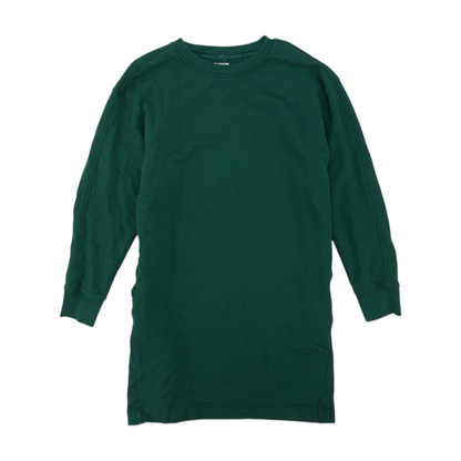 Green Solid Sweatshirt Pullover