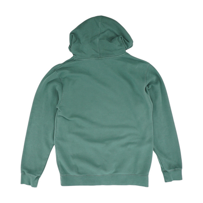 Green Solid Hoodie Pullover