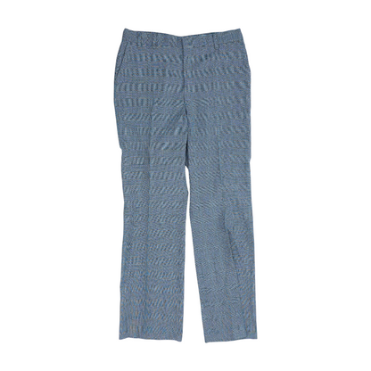 Black Houndstooth Regular Pants