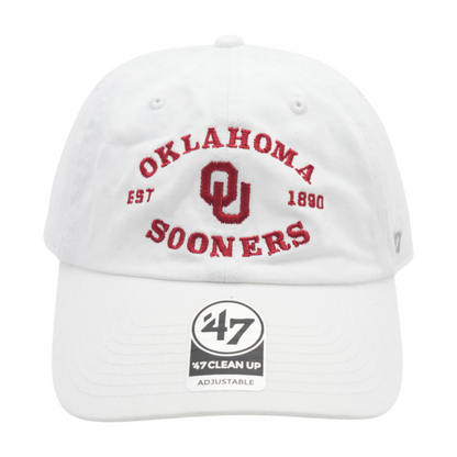 White Oklahoma Sooners Ballcap