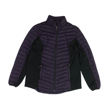 Purple Color Block Jacket